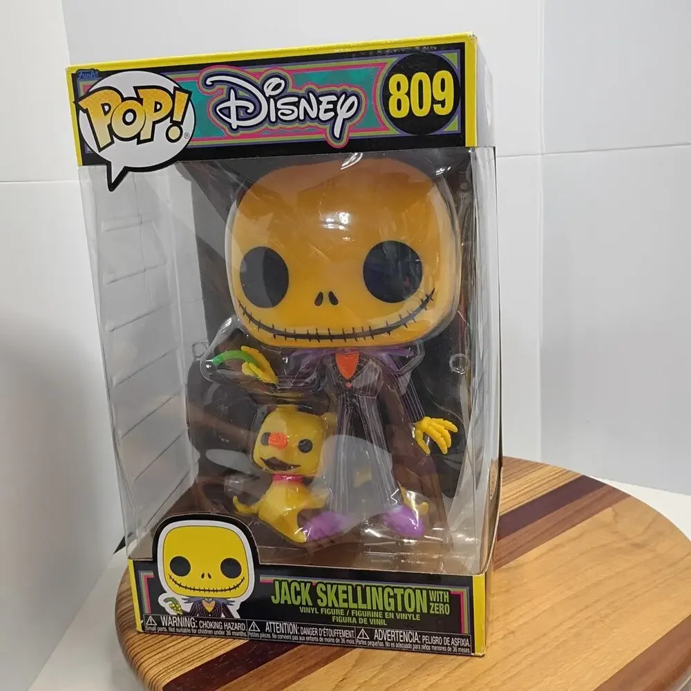 Funko Pop! Nightmare Before Christmas 809 Jack Skellington & Zero Jumbo 10